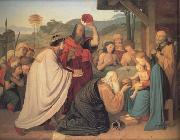 Friedrich Johann Overbeck The Adoration of the Magi (nn03) oil painting picture wholesale